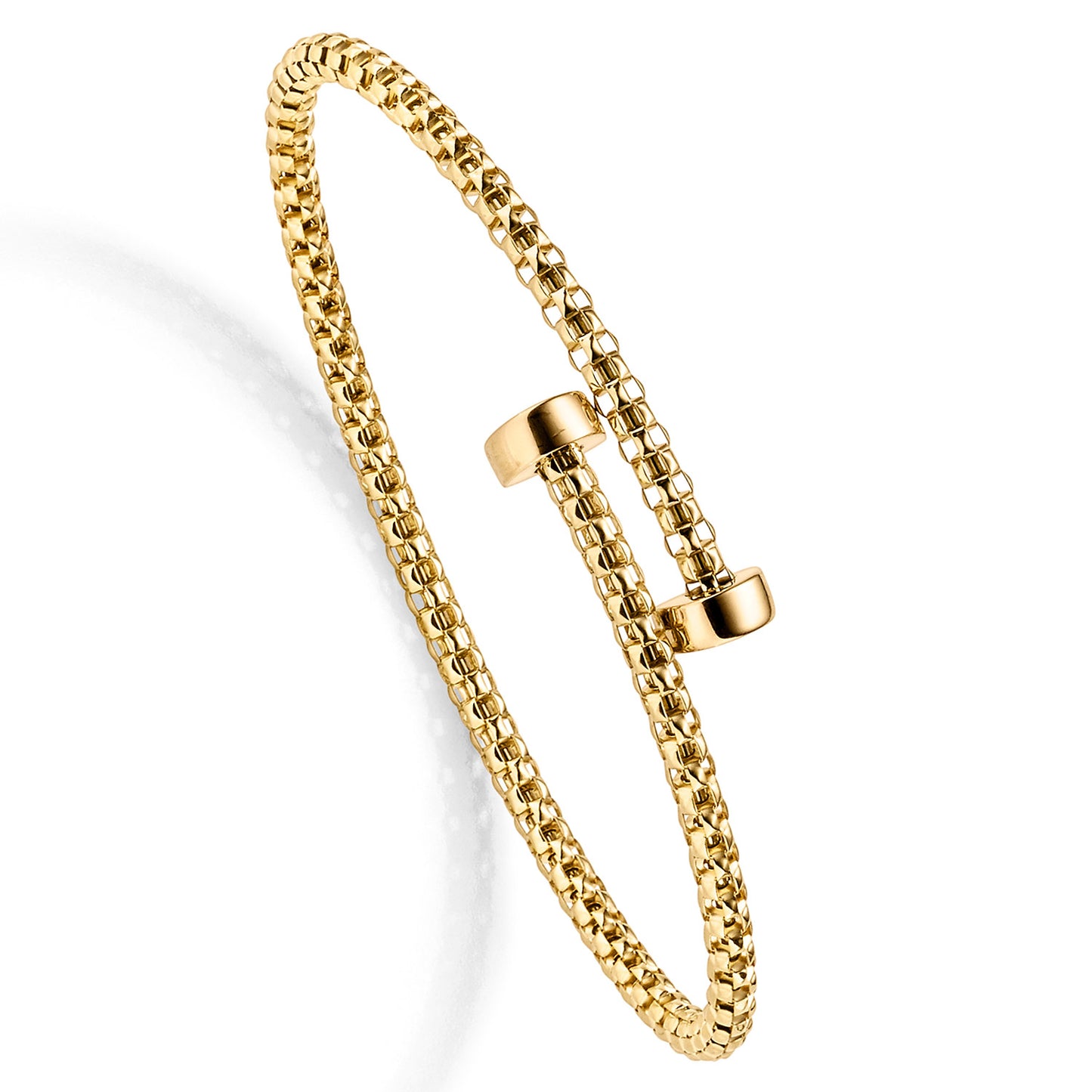 Gold Armspange Breite 3,0 mm - 585-14 Karat Gelbgold