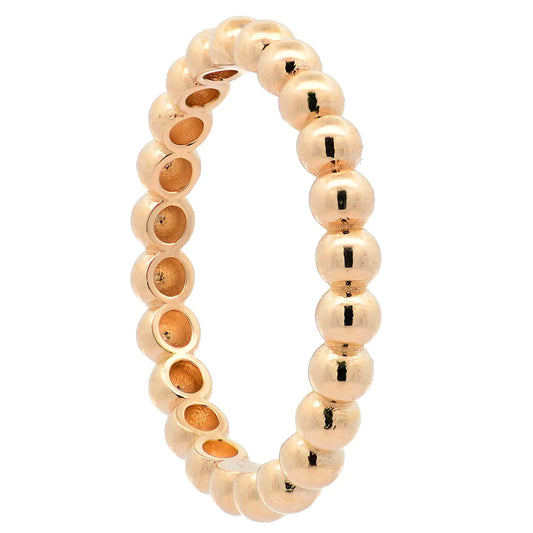Goldring  Kügelchen Ring 3 mm 585-14 Karat Gelbgold