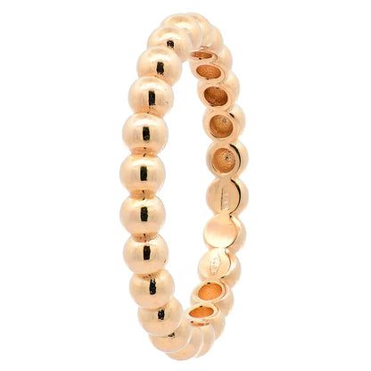 Goldring  Kügelchen Ring 3 mm 585-14 Karat Gelbgold