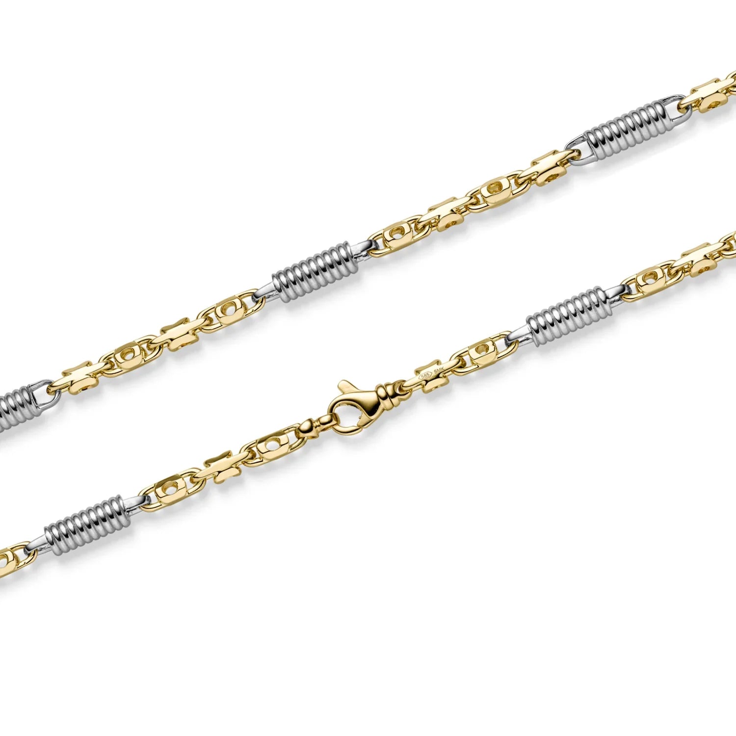 Goldkette Monte Carlo Halskette Breite 2,5 mm massiv 585-14 Karat Gold