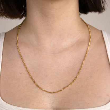 Goldkette Ankerkette Länge 70cm - Breite 2,4mm - 750-18 Karat Gold