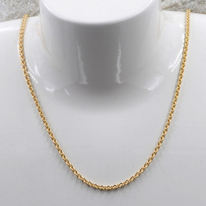 Goldkette Ankerkette Länge 70cm - Breite 2,4mm - 750-18 Karat Gold