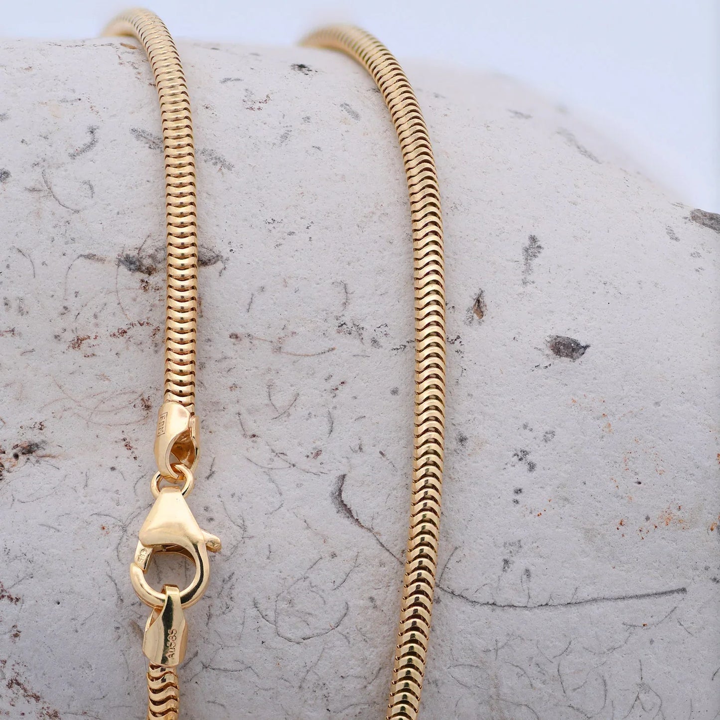 Goldkette Schlangenkette Breite 2,5mm - 585-14 Karat Gold