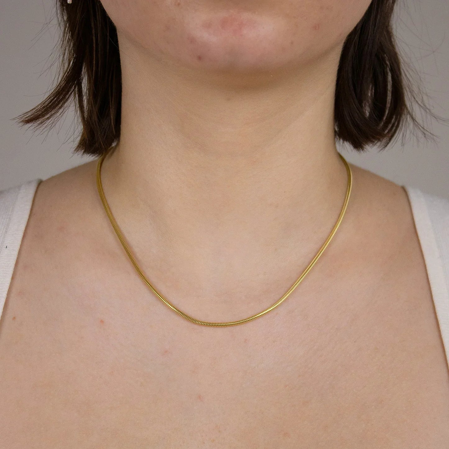 Goldkette Schlangenkette Breite 2,5mm - 585-14 Karat Gold
