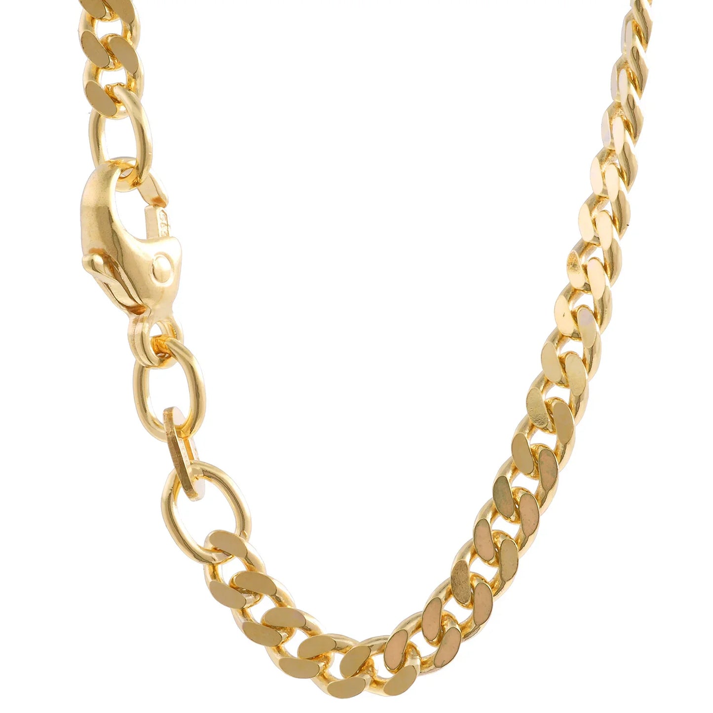 Goldkette Panzerkette Länge 45cm - Breite 2,5mm - 750-18 Karat Gold