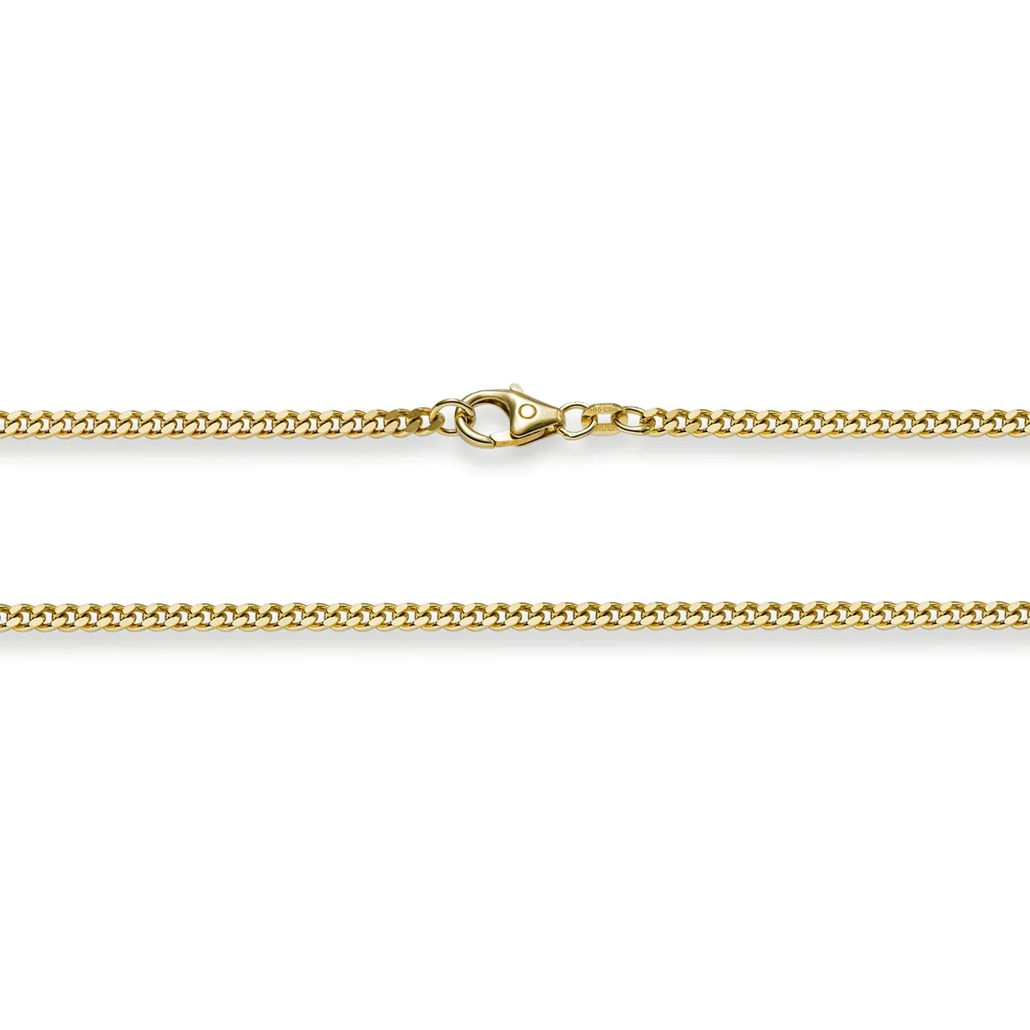 Goldkette Panzerkette Länge 45cm - Breite 2,5mm - 750-18 Karat Gold