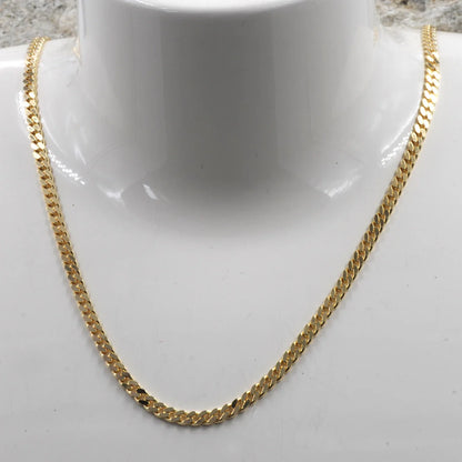 Goldkette Panzerkette Länge 50cm - Breite 2,5mm - 750-18 Karat Gold