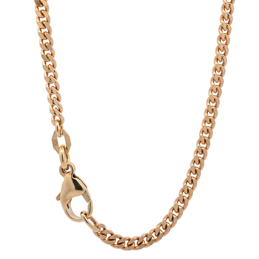 Goldkette Panzerkette Länge 55cm - Breite 2,5mm - 750-18 Karat Gold