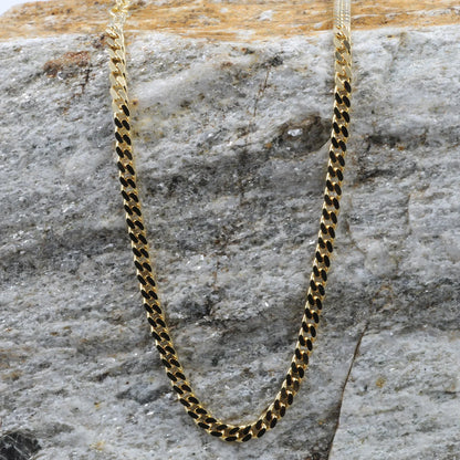 Goldkette Panzerkette Länge 60cm - Breite 2,5mm - 750-18 Karat Gold