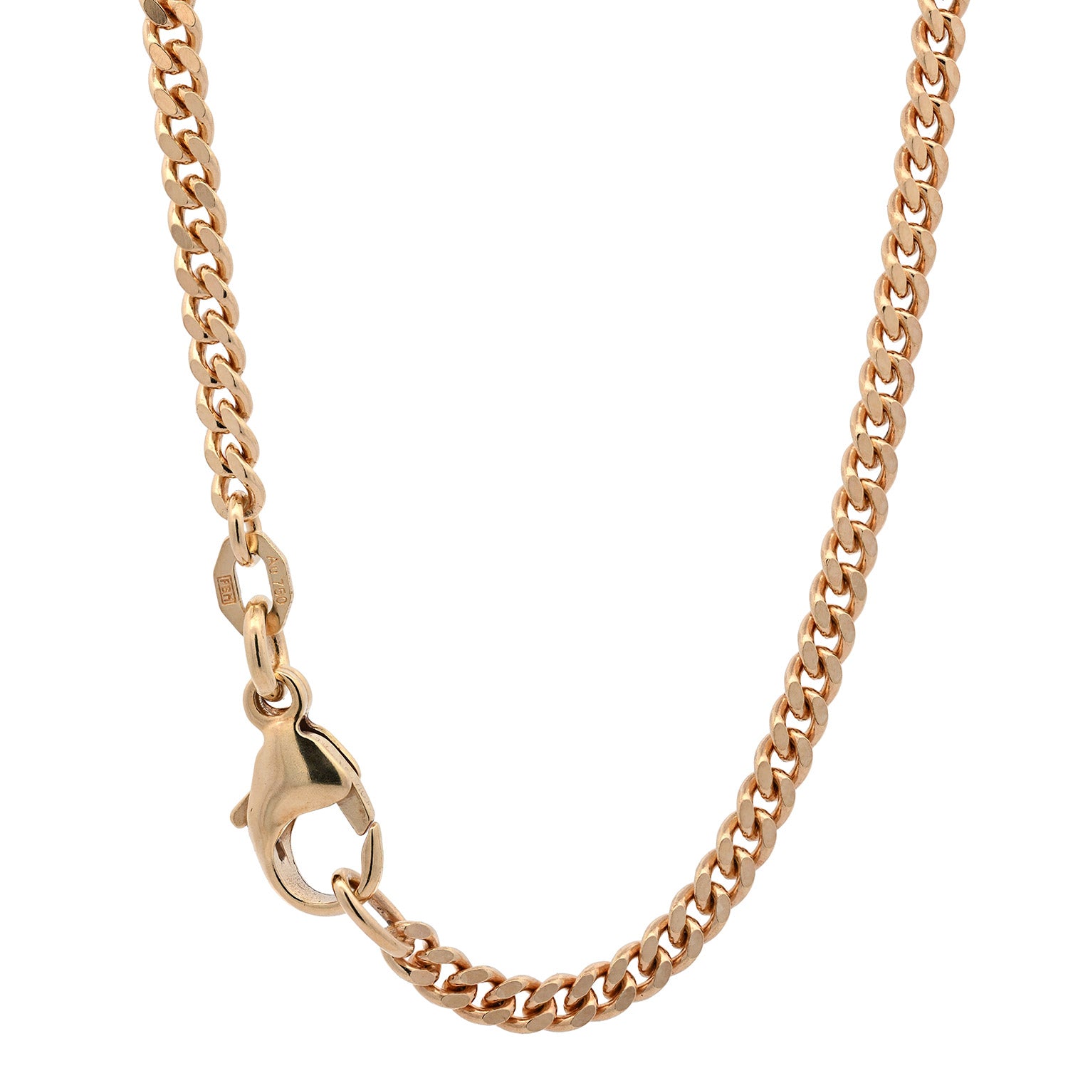 Goldkette Panzerkette Breite 2,5mm - 750-18 Karat Gold