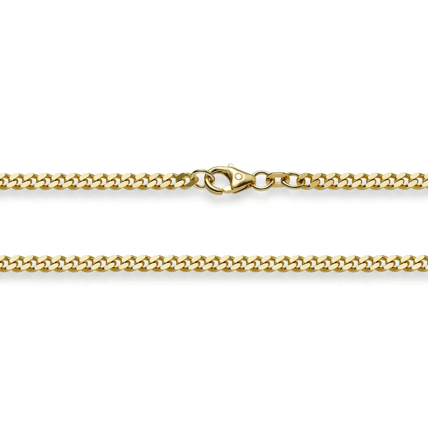 Goldkette Panzerkette Länge 19cm - Breite 3,0mm - 585-14 Karat Gold