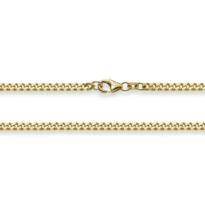 Goldkette Panzerkette Länge 19cm - Breite 3,0mm - 585-14 Karat Gold
