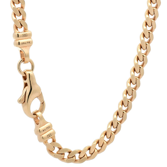 Goldkette Panzerkette Breite 3,0mm - 750-18 Karat Gold
