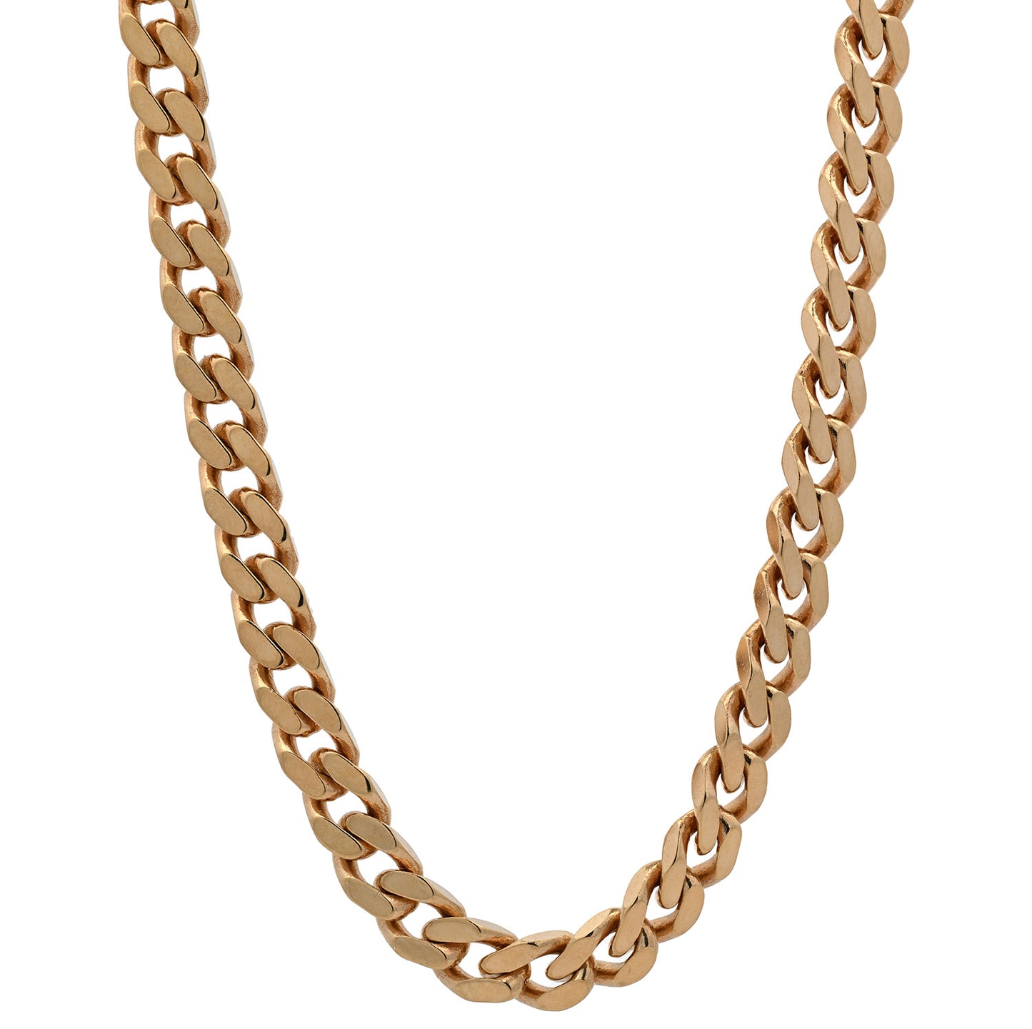 Goldkette Panzerkette Länge 19cm - Breite 4,0mm - 585-14 Karat Gold