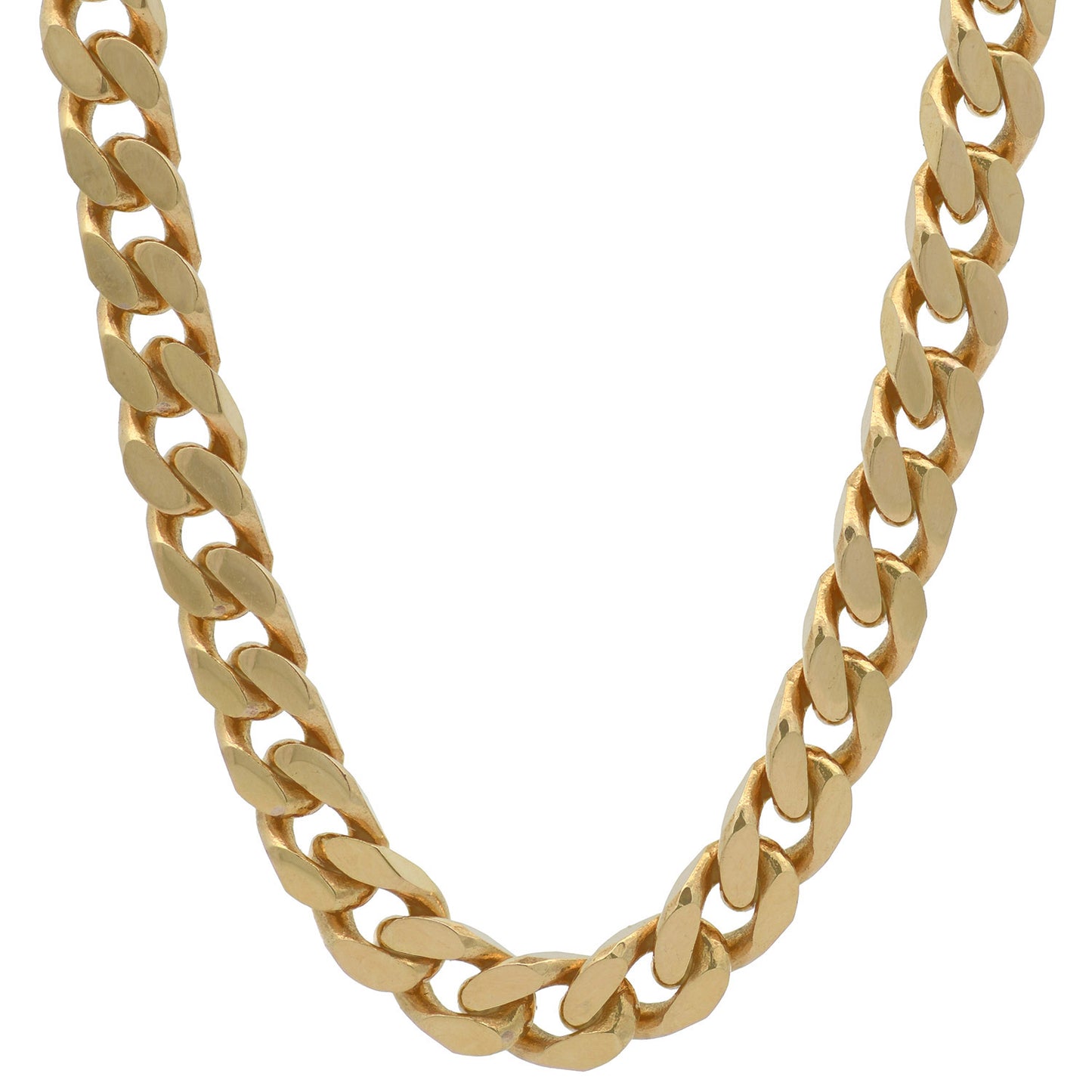 Panzerkette Halskette Breite 4,0 mm - 585 - 14 Karat Gold Auswahl