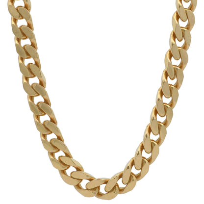 Panzerkette Halskette Breite 4,0 mm - 585 - 14 Karat Gold Auswahl