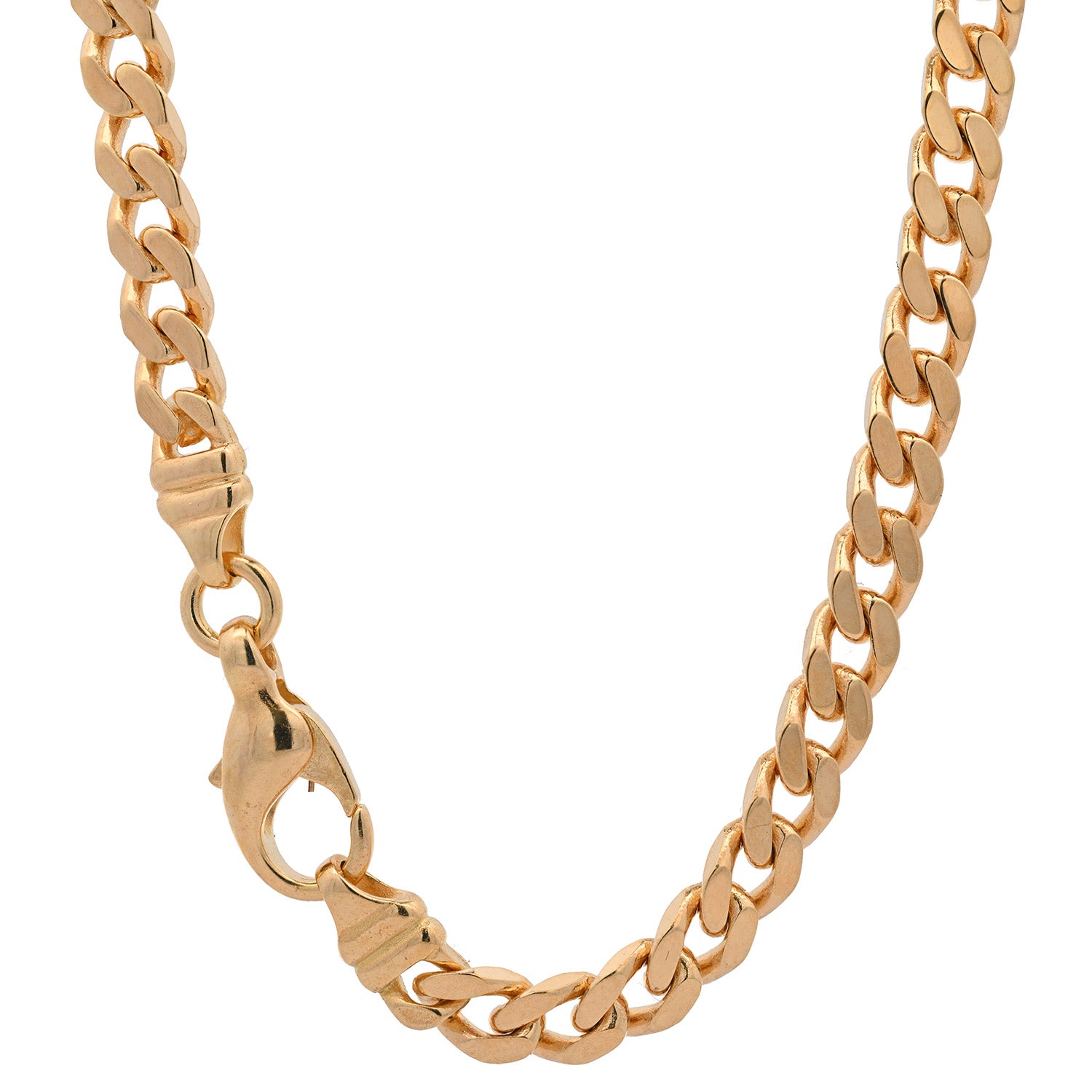 Goldkette Panzerkette Halskette oder Armkette 4,0mm  750-18 Karat Gold