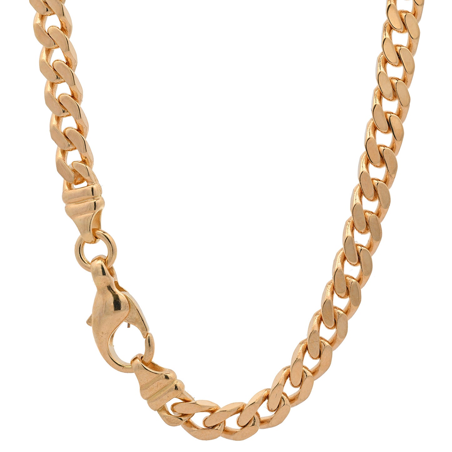 Goldkette Panzerkette Halskette oder Armkette 4,0mm  750-18 Karat Gold