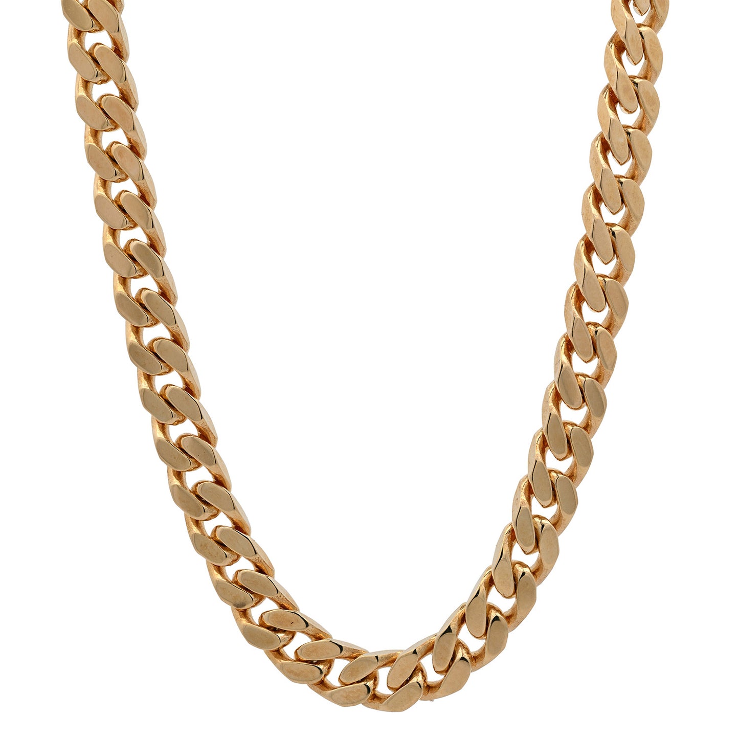 Goldkette Panzerkette Länge 19cm - Breite 5,0mm - 585-14 Karat Gold