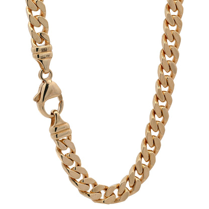 Goldkette Panzerkette Länge 21cm - Breite 5,0mm - 585-14 Karat Gold