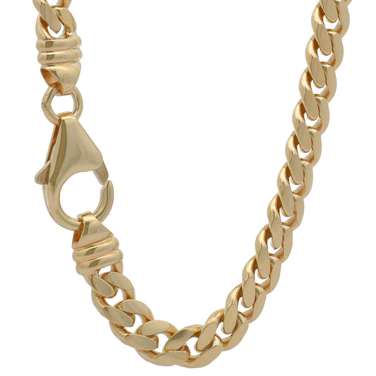 Panzerkette Halskette Breite 5,0 mm - 585 - 14 Karat Gold Auswahl