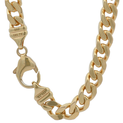 Goldarmband Panzerkette Armkette Breite 6,0mm massiv 585-14 Karat Gold