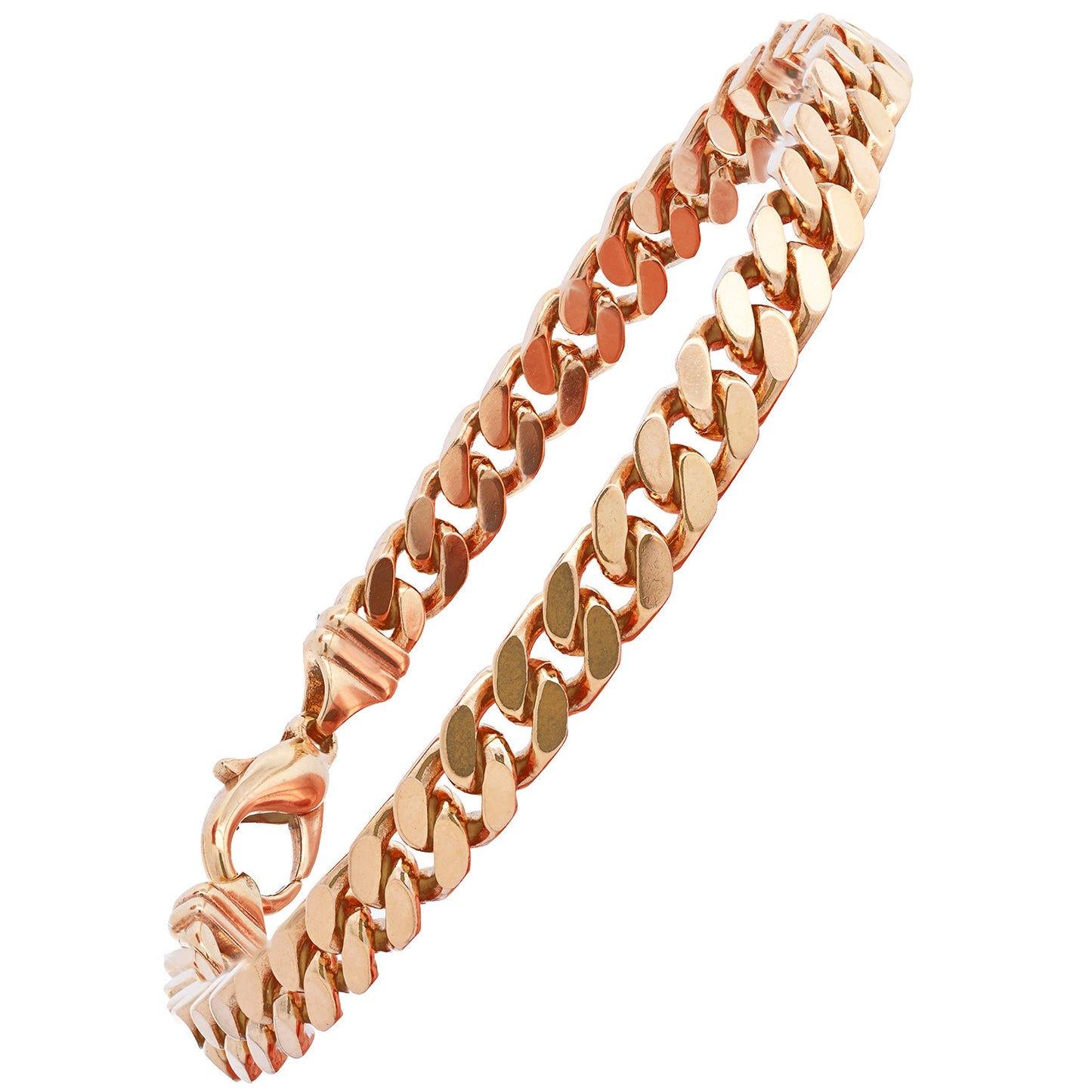 Goldkette Panzerkette Länge 21cm - Breite 7,0mm - 750-18 Karat Gold
