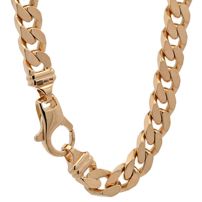 Goldkette Panzerkette Länge 21cm - Breite 7,0mm - 750-18 Karat Gold