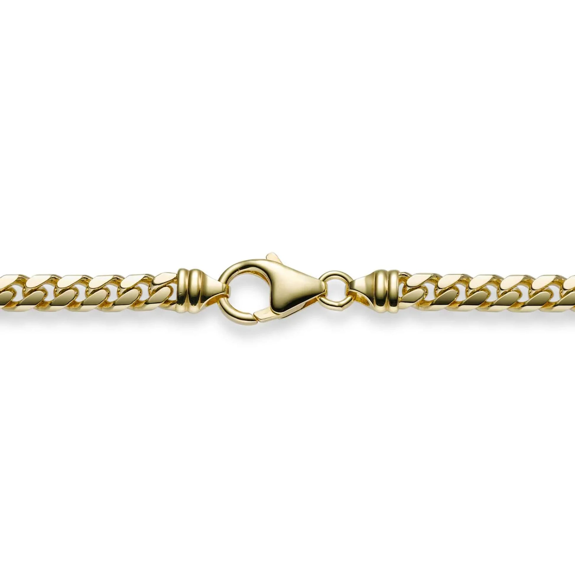 5,0 mm 21 cm 585 - 14 Karat Gold Armkette Panzerkette massiv Gold hochwertige Goldkette 18 g