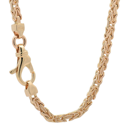 Goldkette Königskette Halskette Breite 2,5 mm massiv 750-18 Karat Gold
