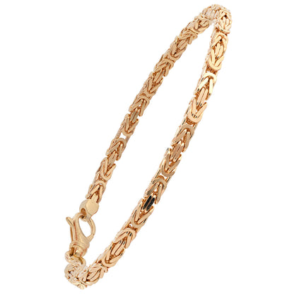 Goldarmband Königskette Armkette Breite 2,5mm massiv 750-18 Karat Gold
