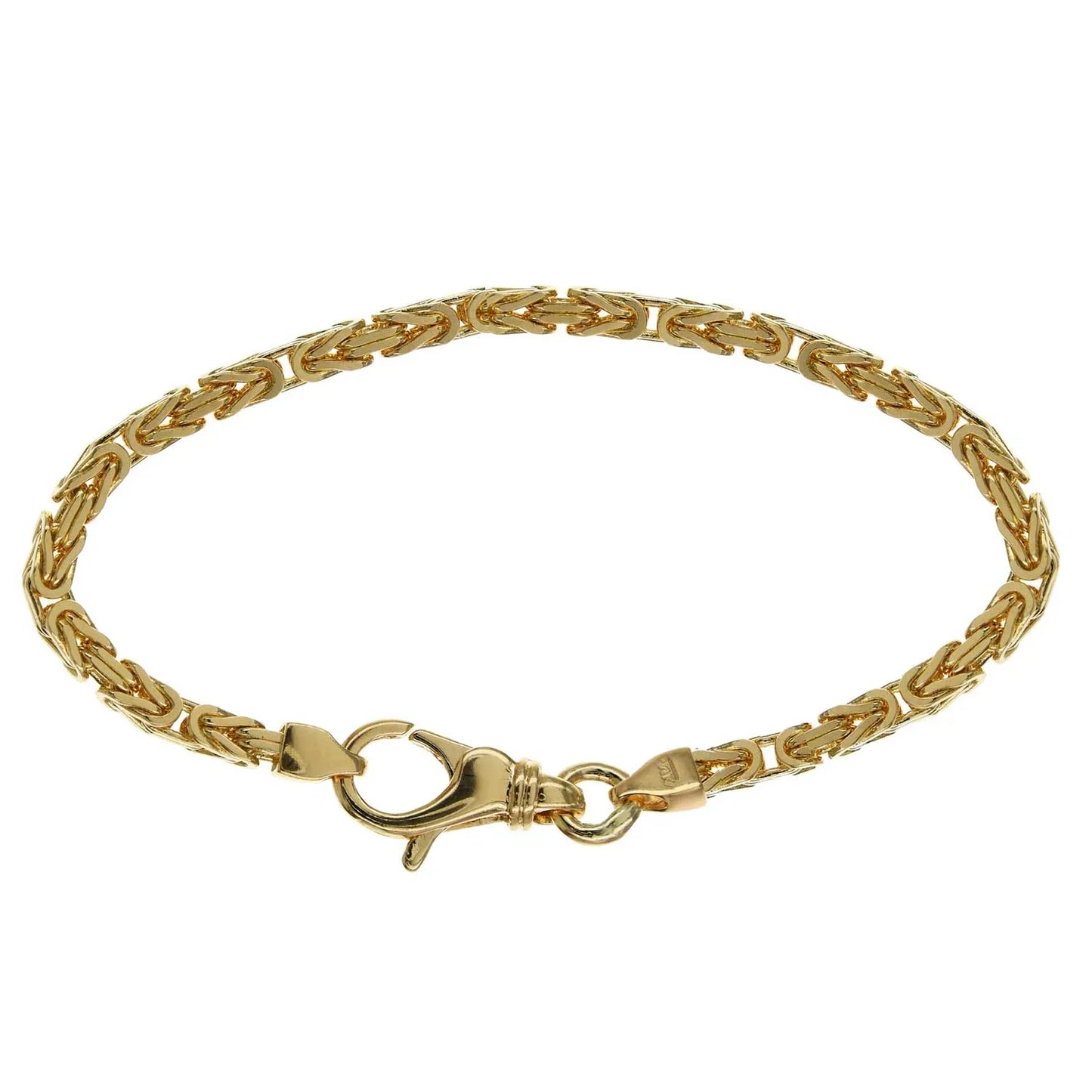 Goldkette Königskette Länge 19cm - Breite 3,0mm - 585-14 Karat Gold