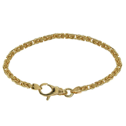 Goldkette Königskette Länge 19cm - Breite 3,0mm - 585-14 Karat Gold