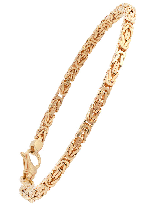 Goldarmband Königskette Armkette Breite 3,0mm massiv 585-14 Karat Gold