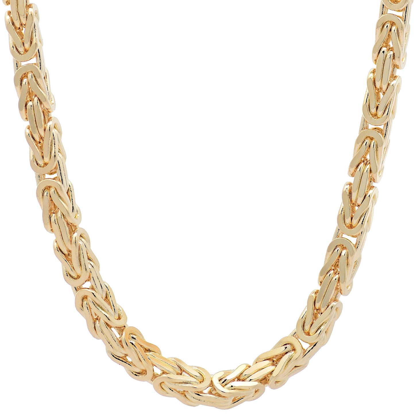 Goldkette Königskette Halskette Breite 3,0 mm massiv 585-14 Karat Gold