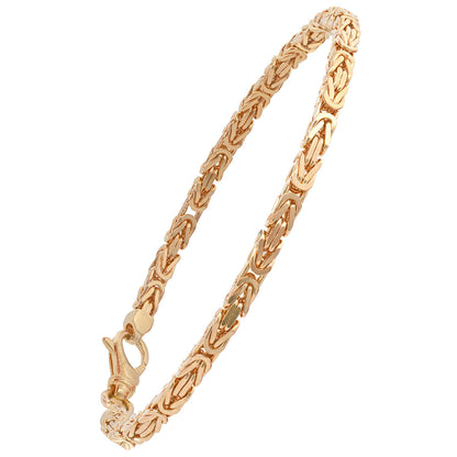 Goldkette Königskette Länge 19cm - Breite 3,0mm - 750-18 Karat Gold