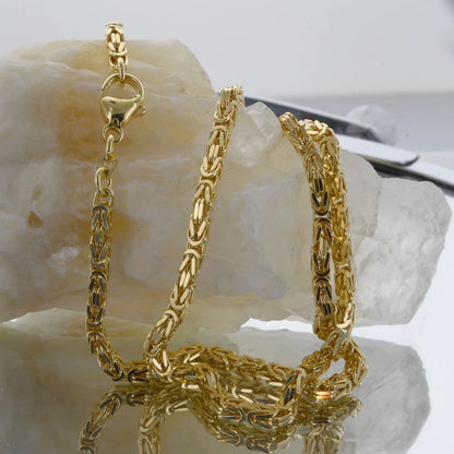 3,0 mm 60 cm 750 - 18 Karat Gold Halskette Königskette massiv Gold hochwertige Goldkette 40,8 g