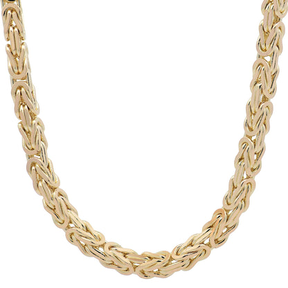 Goldkette Königskette Halskette Breite 3,0 mm massiv 750-18 Karat Gold