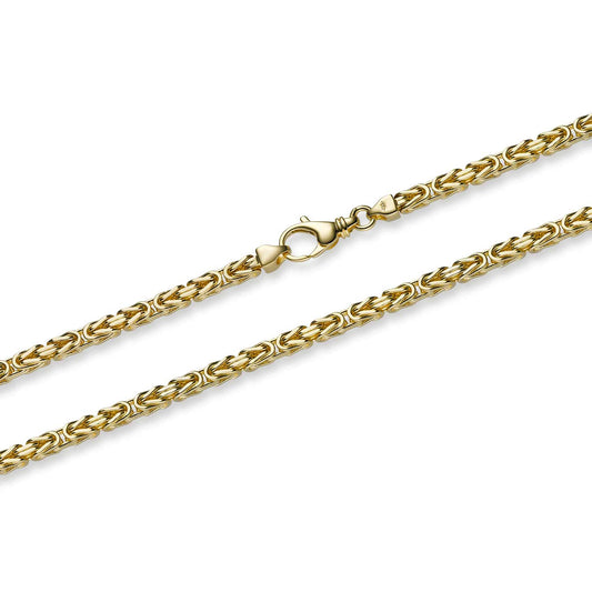 Goldkette Königskette Länge 70cm - Breite 3,5mm - 585-14 Karat Gold