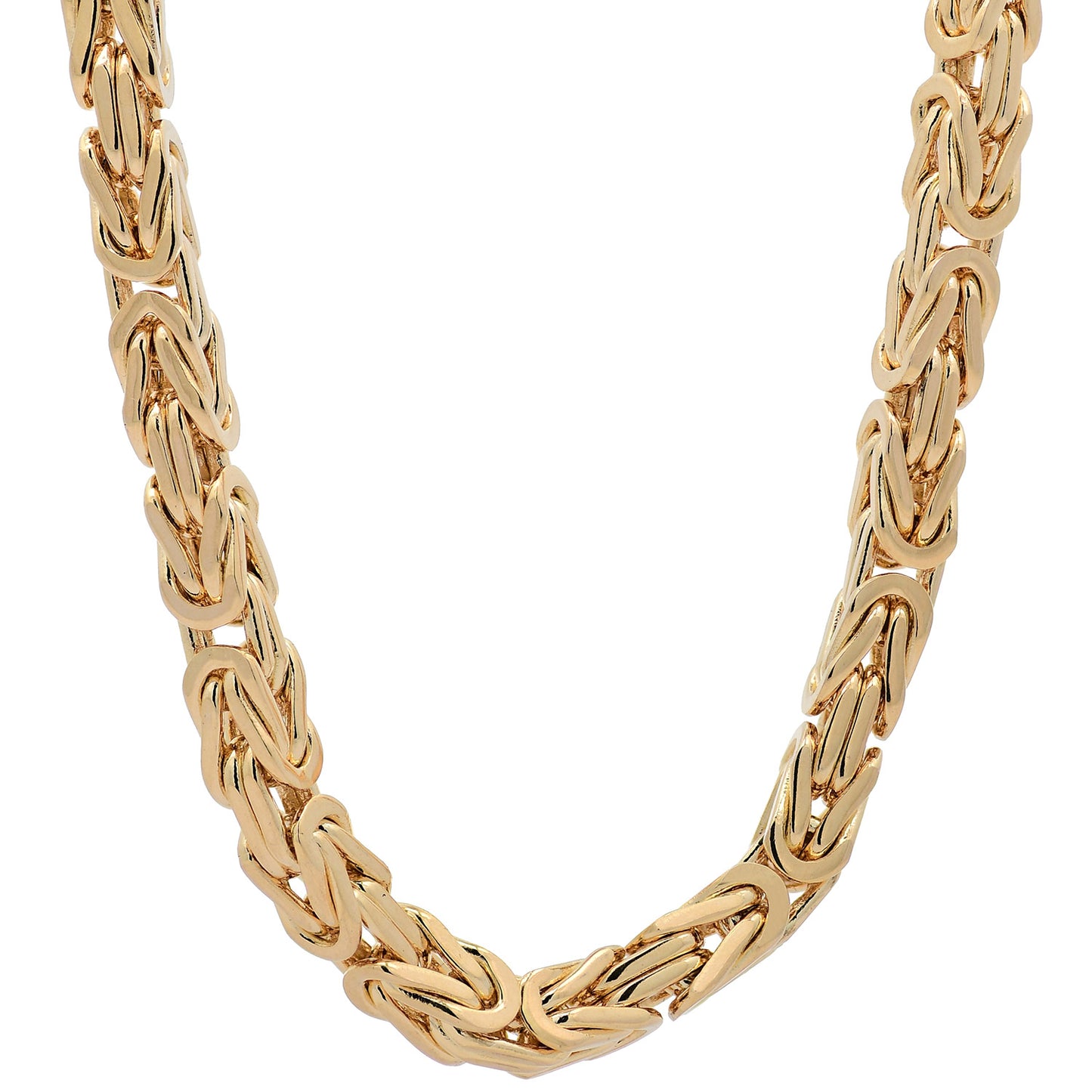 Goldkette Königskette Halskette Breite 3,5 mm massiv 585-14 Karat Gold