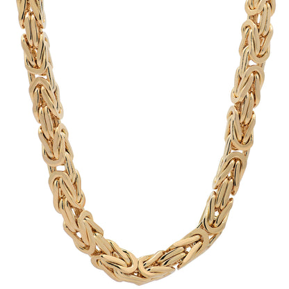Goldkette Königskette Halskette Breite 3,5 mm massiv 585-14 Karat Gold