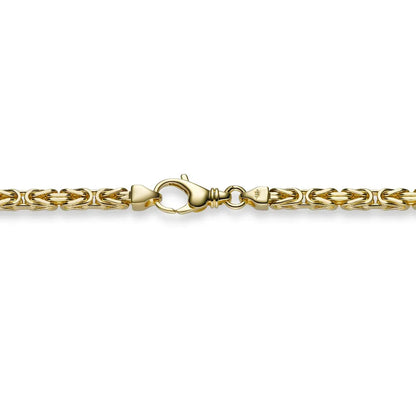 Goldkette Königskette Länge 70cm - Breite 3,5mm - 750-18 Karat Gold