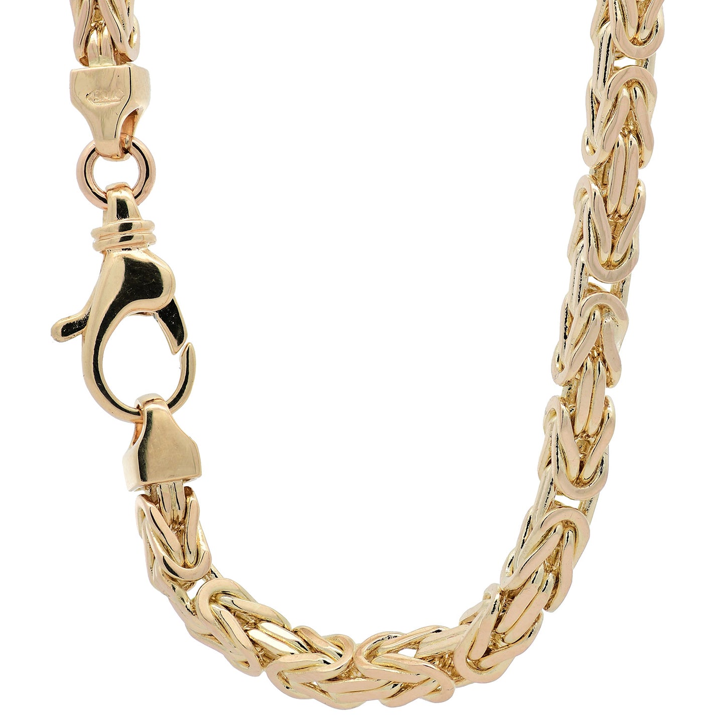 Goldkette Königskette Halskette Breite 3,5 mm massiv 750-18 Karat Gold