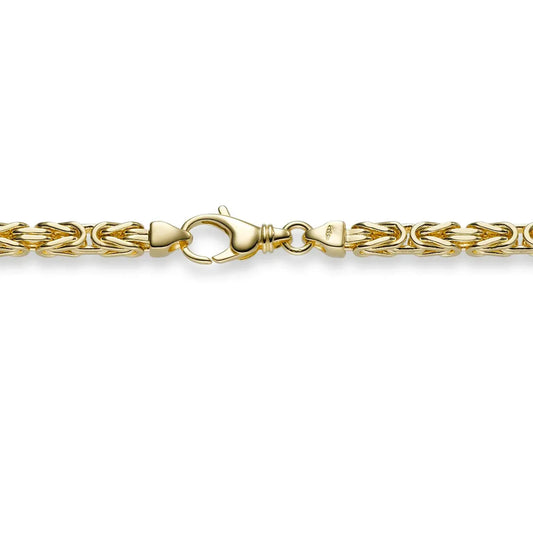 Goldkette Königskette Länge 21cm - Breite 4,0mm - 585-14 Karat Gold