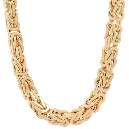 Goldkette Königskette Halskette Breite 4,0 mm massiv 585-14 Karat Gold