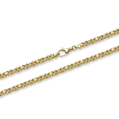 Goldkette Königskette Länge 70cm - Breite 4,0mm - 750-18 Karat Gold