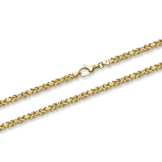 Goldkette Königskette Länge 70cm - Breite 4,0mm - 750-18 Karat Gold