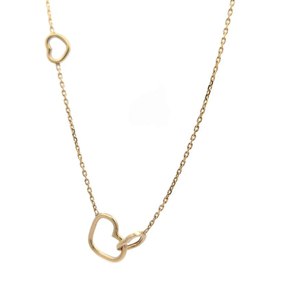 Ankerkette diamantiert Länge 45cm - Breite 1,2mm - 585-14 Karat Gold