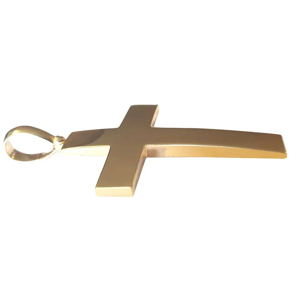 Anhänger Kreuz massiv Gold 585 14 Karat Gold sehr groß Gewicht 10,4 g
