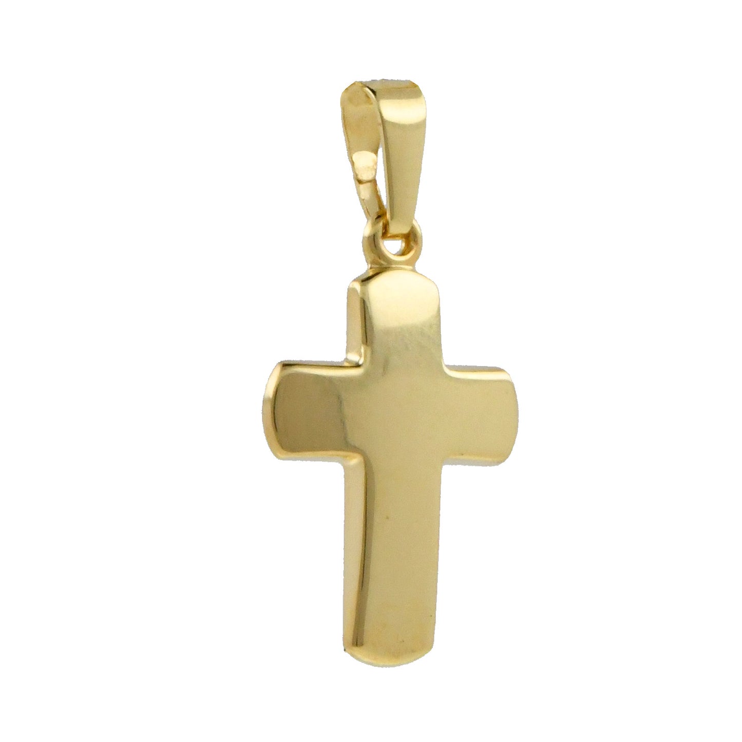 Gold Anhänger Kreuz  mit Goldkette massiv 333 - 8 Karat Gold